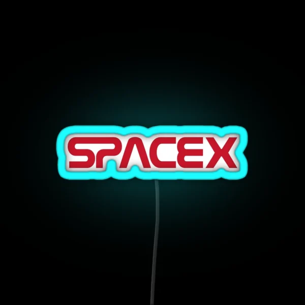 SPACEX RGB Neon Sign