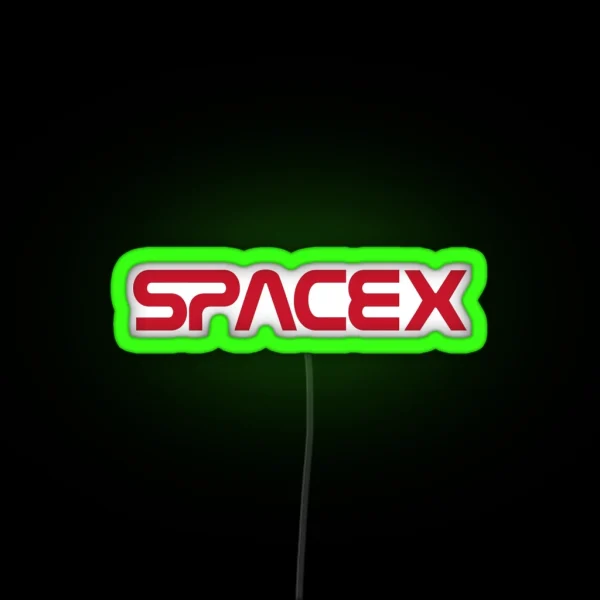 SPACEX RGB Neon Sign