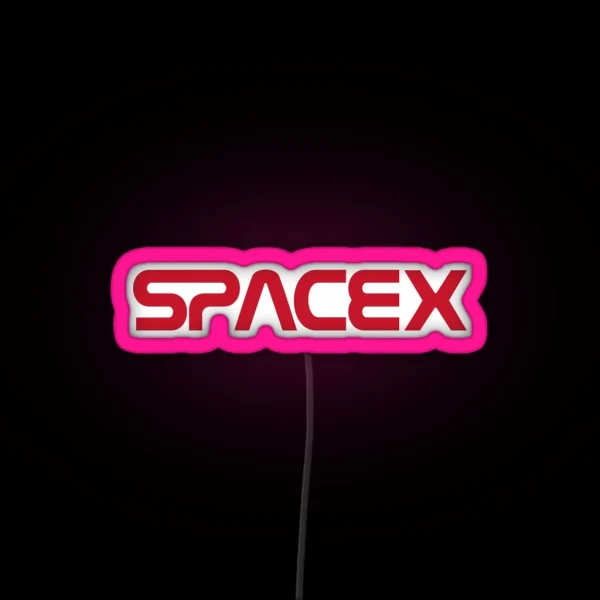 SPACEX RGB Neon Sign
