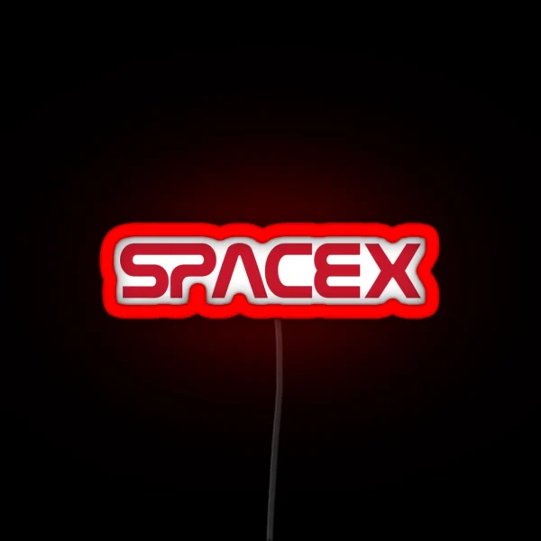SPACEX RGB Neon Sign