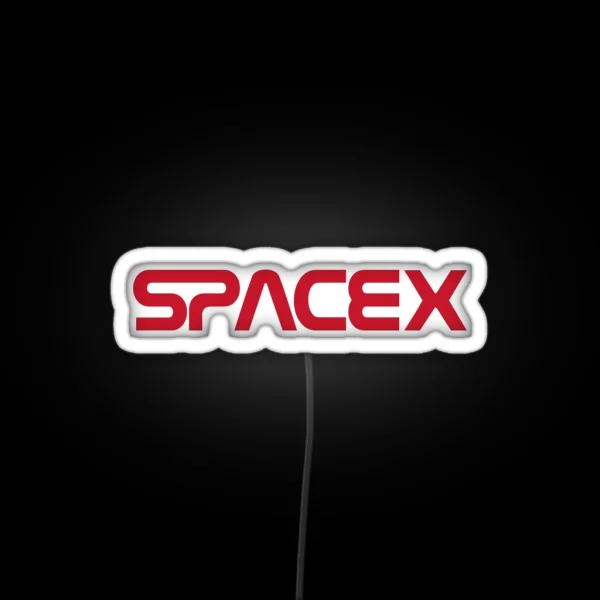 SPACEX RGB Neon Sign