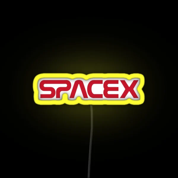 SPACEX RGB Neon Sign