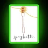 Neon pasta lover's kitchen decor wall art restaurant housewarming gift