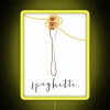 Colorful RGB LED pasta poster kitchen wall decor restaurant dining decoration