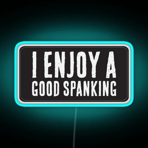 Spanking Cool Motorcycle Or Funny Helmet Led RGB Neon Sign