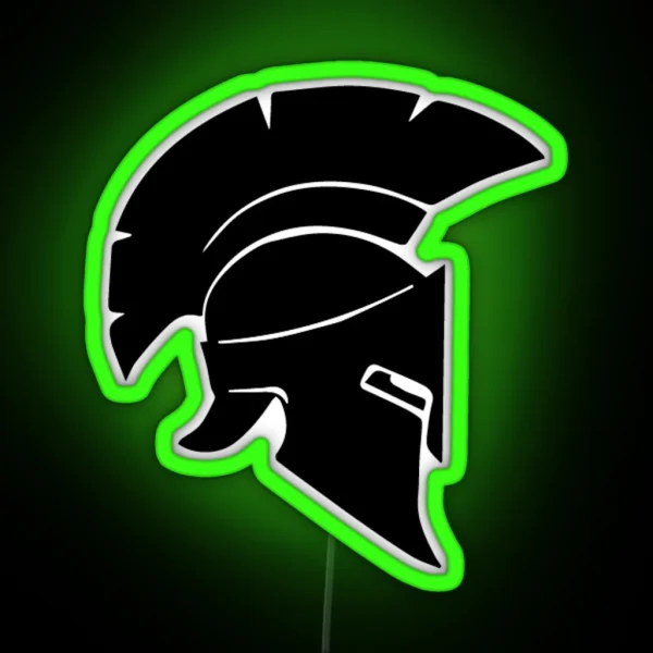 Spartan Helmet RGB Neon Sign