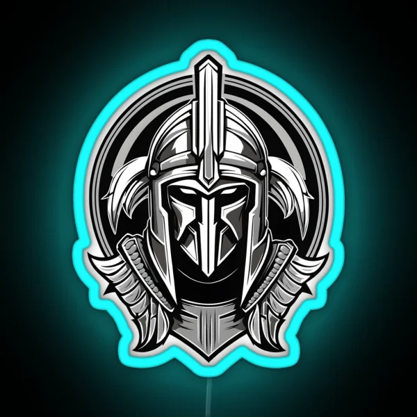 Spartan Warrior RGB Neon Sign
