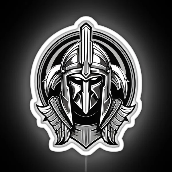 Spartan Warrior RGB Neon Sign