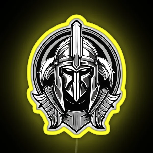 Spartan Warrior RGB Neon Sign