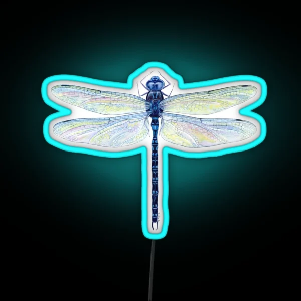 Spatterdock Dragonfly RGB Neon Sign