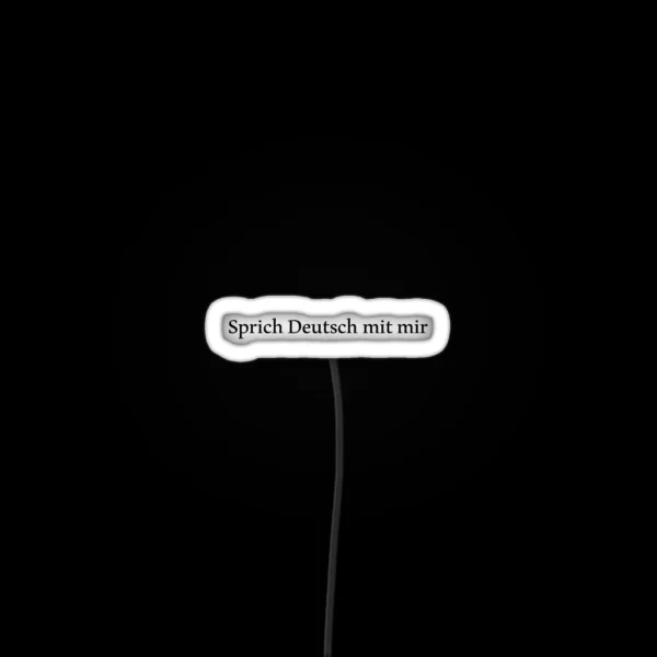 Speak German With Me RGB Neon Sign