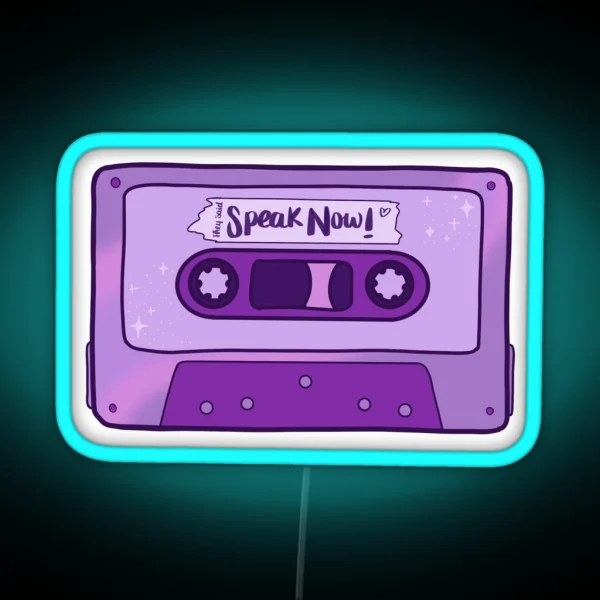 Speak Now Led RGB Neon Sign