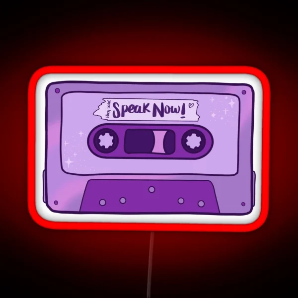Speak Now Led RGB Neon Sign