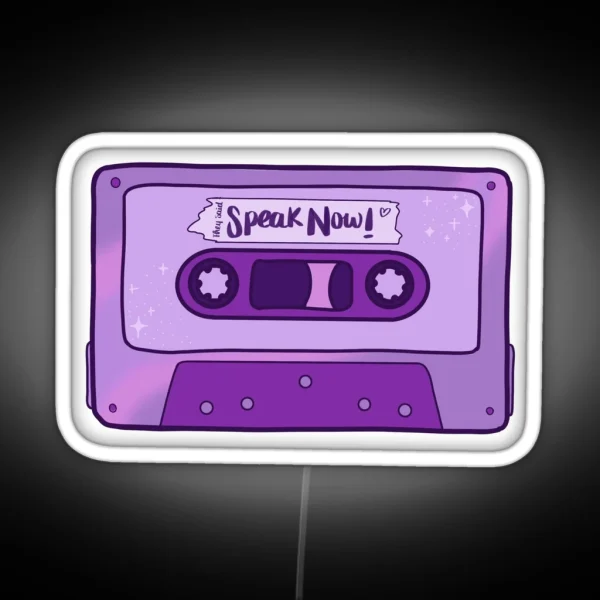 Speak Now Led RGB Neon Sign
