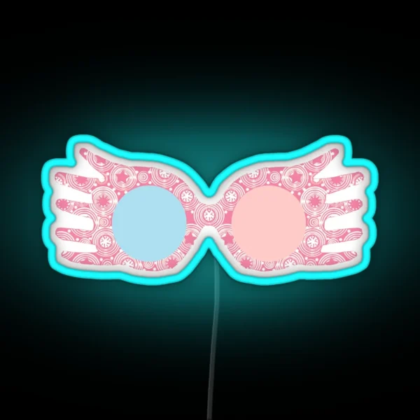 Spectacles RGB Neon Sign