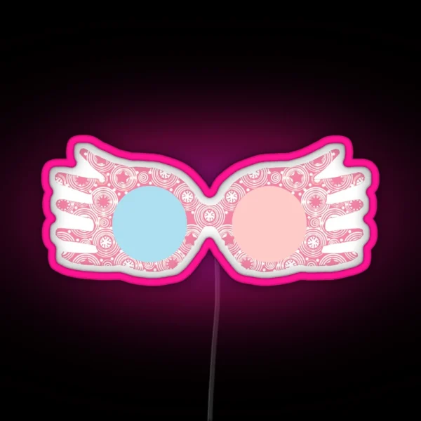 Spectacles RGB Neon Sign