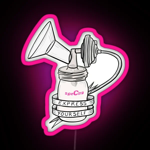 Spectra Breast Pump Express Yourself RGB Neon Sign