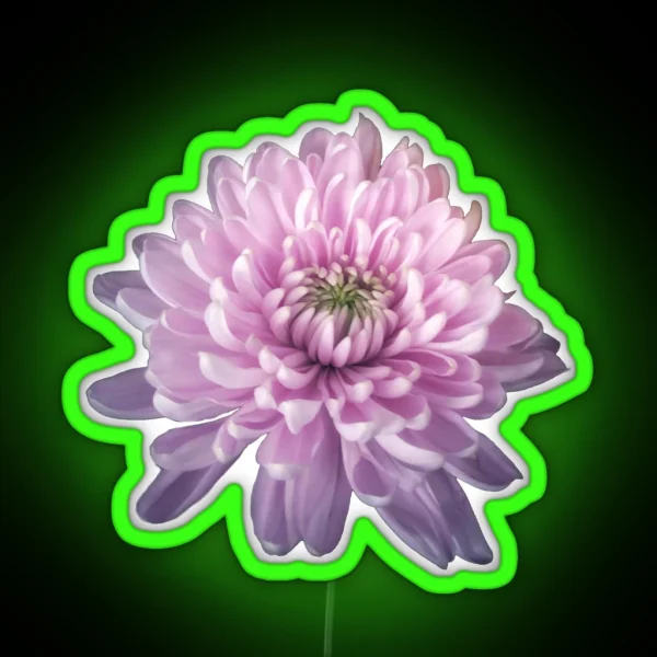 Spectral Chrysanthemum RGB Neon Sign