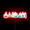 RGB LED Neon Sign with Scientific Test Tubes Design Pattern