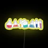 RGB LED neon signs with colorful spectrum test tube design
