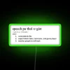 Neon Sign for Home Decor with Speech Pathology Medical Theme