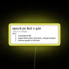 Neon Sign Displaying Accurate Definition of a Speech Pathology Profession
