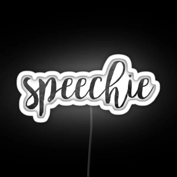 Speechie RGB Neon Sign