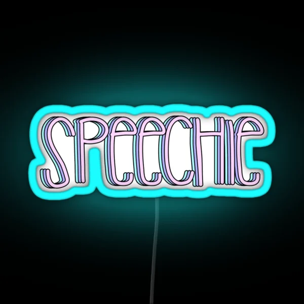 Speechie RGB Neon Sign