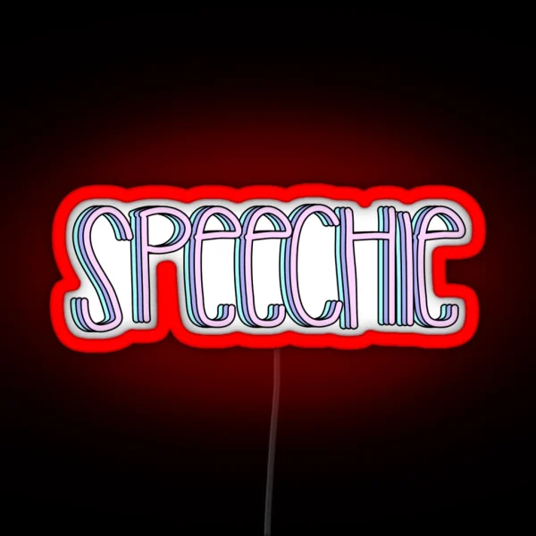 Speechie RGB Neon Sign