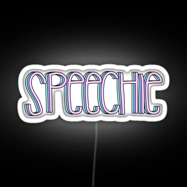Speechie RGB Neon Sign