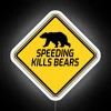 Warning LED speed limit reminder with cool RGB neon display
