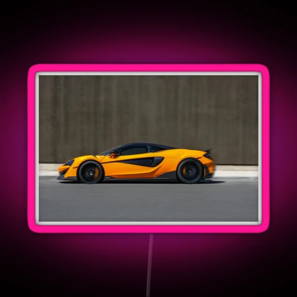 Speeding RGB Neon Sign