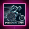 Dynamic RGB LED speedometer display signs for racing victory motivation.