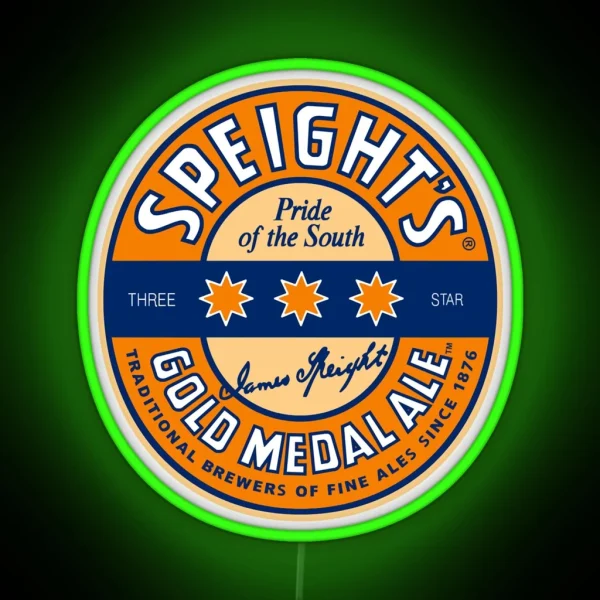 Speightandx27 S Gold Medal Ale Logo Essential RGB Neon Sign