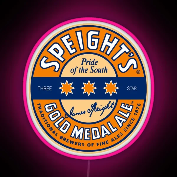 Speightandx27 S Gold Medal Ale Logo Essential RGB Neon Sign