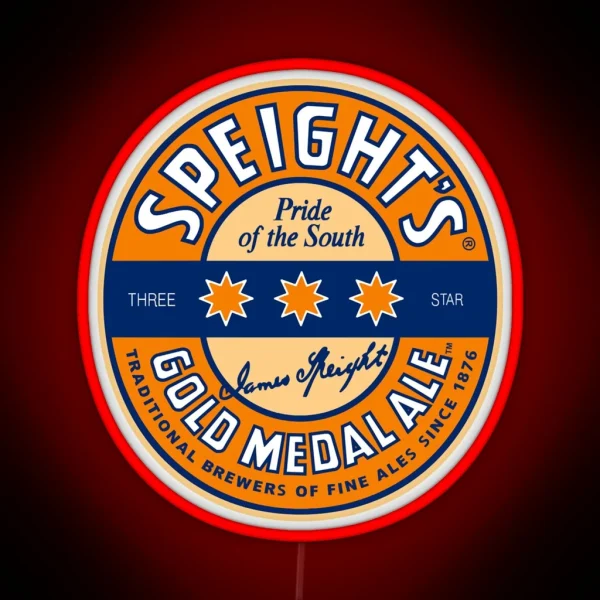 Speightandx27 S Gold Medal Ale Logo Essential RGB Neon Sign