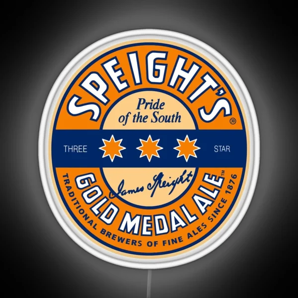 Speightandx27 S Gold Medal Ale Logo Essential RGB Neon Sign