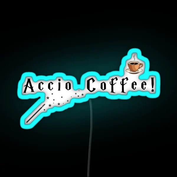 Spell To Attract Your Morning Coffee RGB Neon Sign