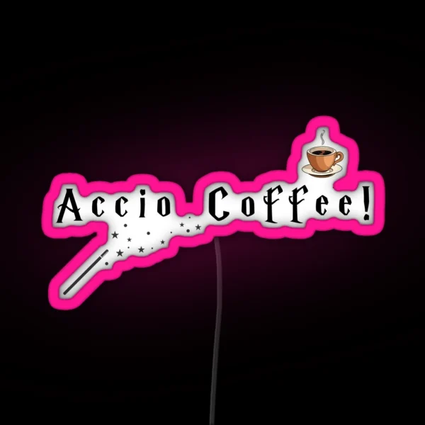 Spell To Attract Your Morning Coffee RGB Neon Sign