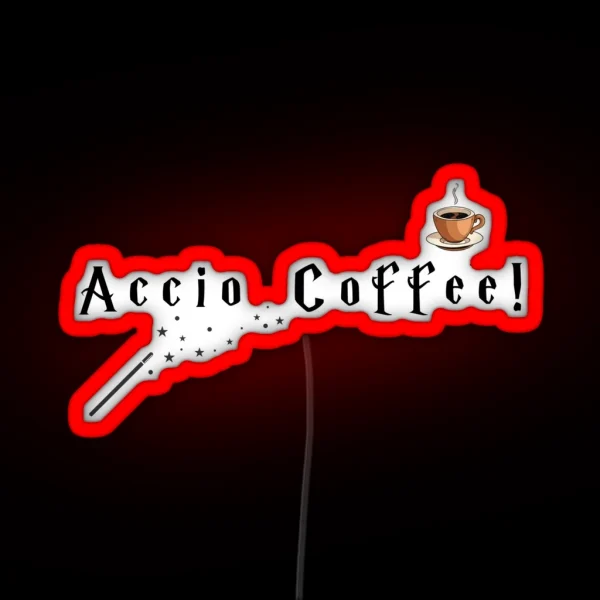 Spell To Attract Your Morning Coffee RGB Neon Sign