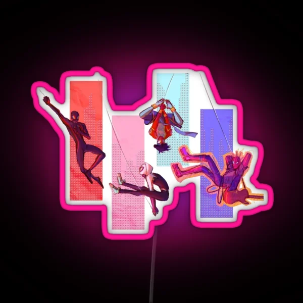 Spider Punk RGB Neon Sign
