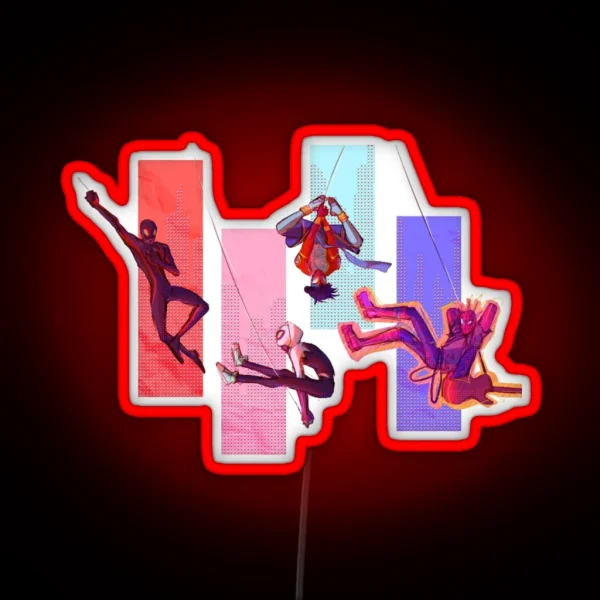 Spider Punk RGB Neon Sign