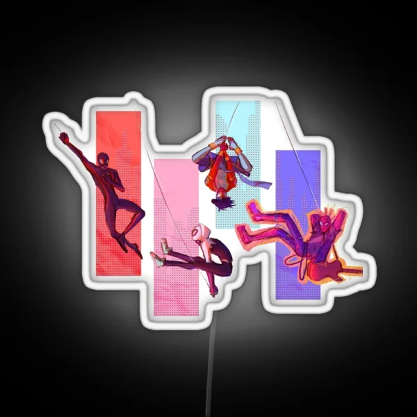 Spider Punk RGB Neon Sign