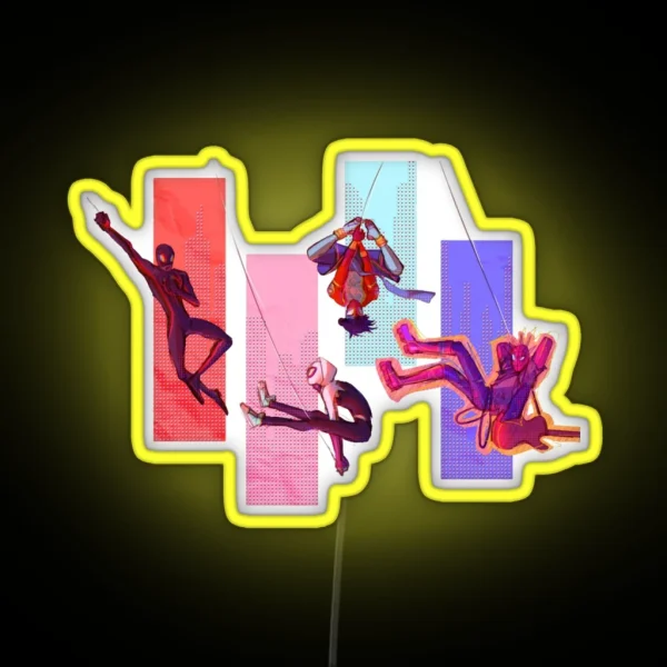 Spider Punk RGB Neon Sign