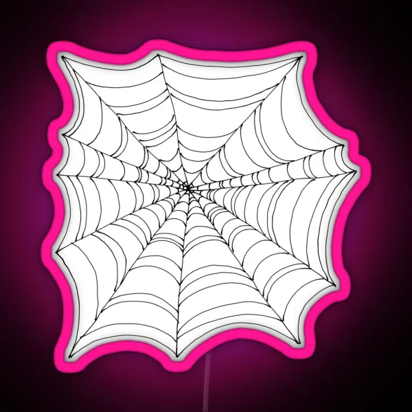 Spider Web RGB Neon Sign