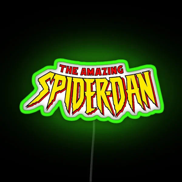 Spiderdan RGB Neon Sign