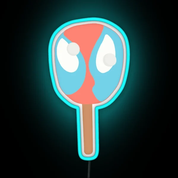 Spidey Popsicle RGB Neon Sign