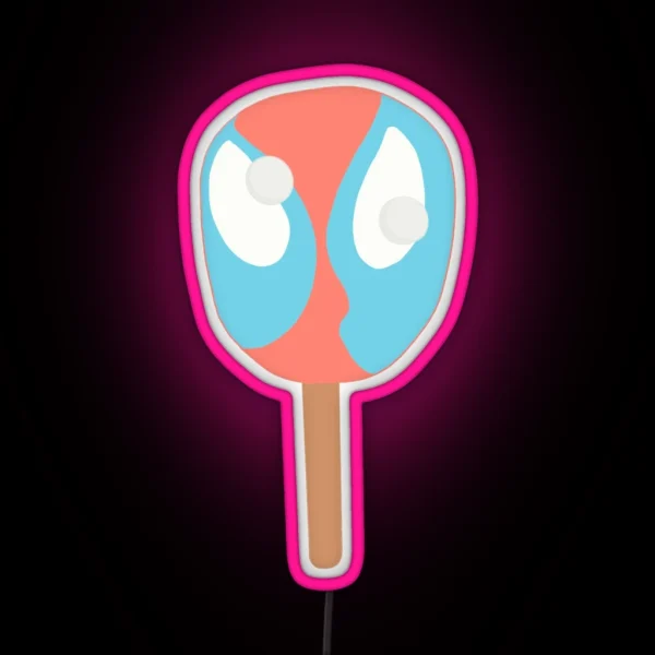Spidey Popsicle RGB Neon Sign