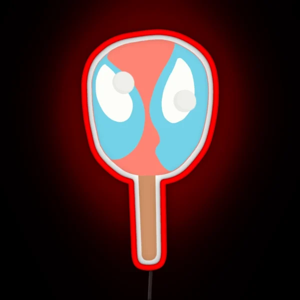 Spidey Popsicle RGB Neon Sign