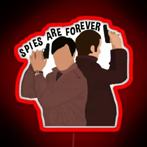 Spies Are Forever RGB Neon Sign